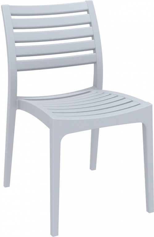 Стул пластиковый Siesta Contract Ares серебристый