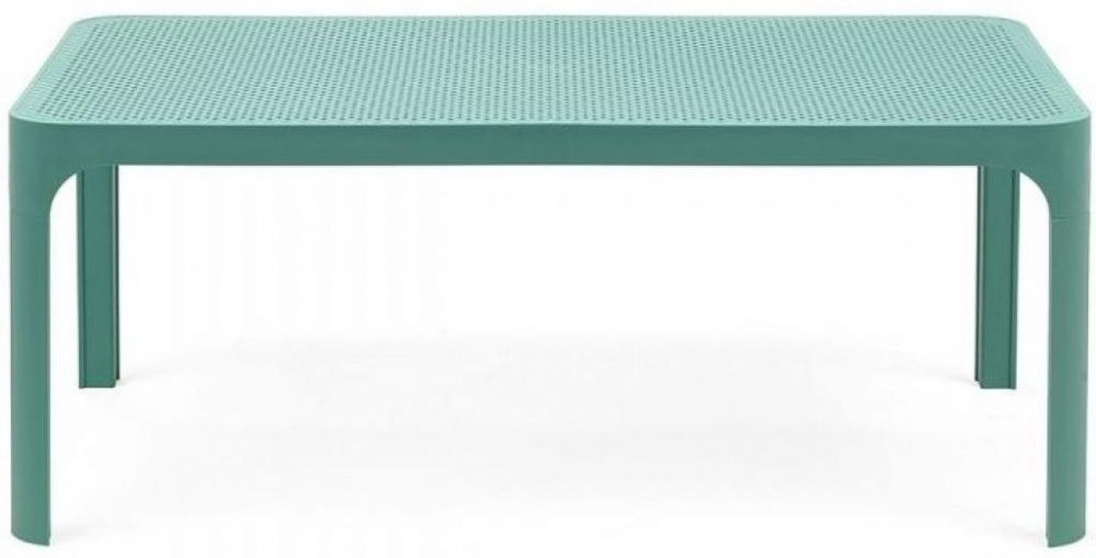 Столик пластиковый журнальный Net Table 100 бирюзовый