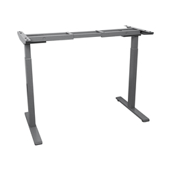 Подстолье для стола с электроприводом и регулировкой высоты, 2 мотора, память 3 уровня высоты, серый