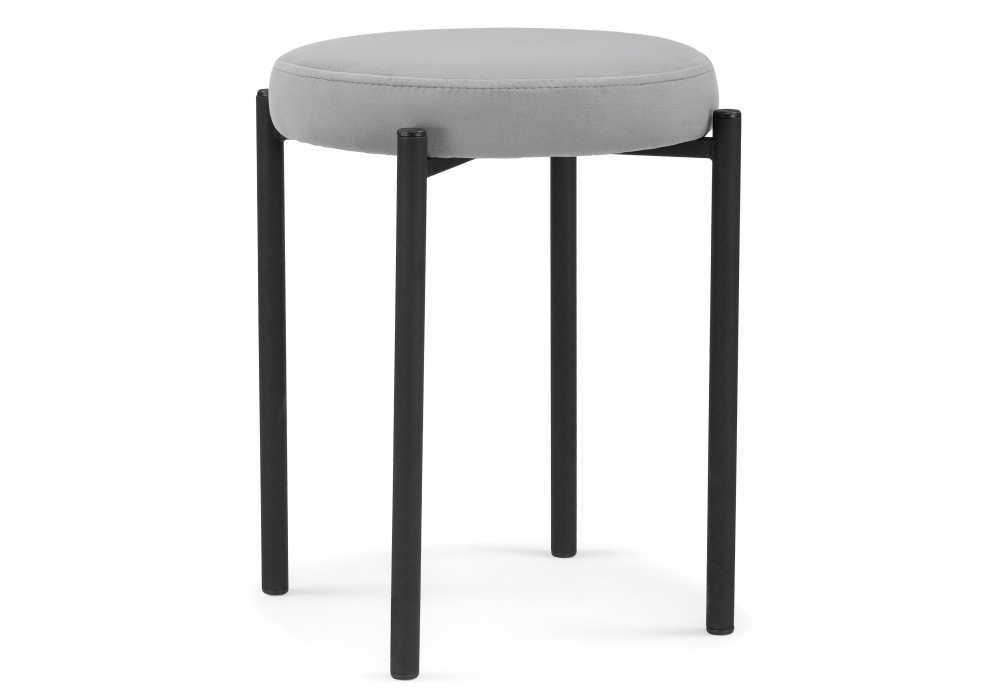 Табурет Кудо велюр velutto 52, черный