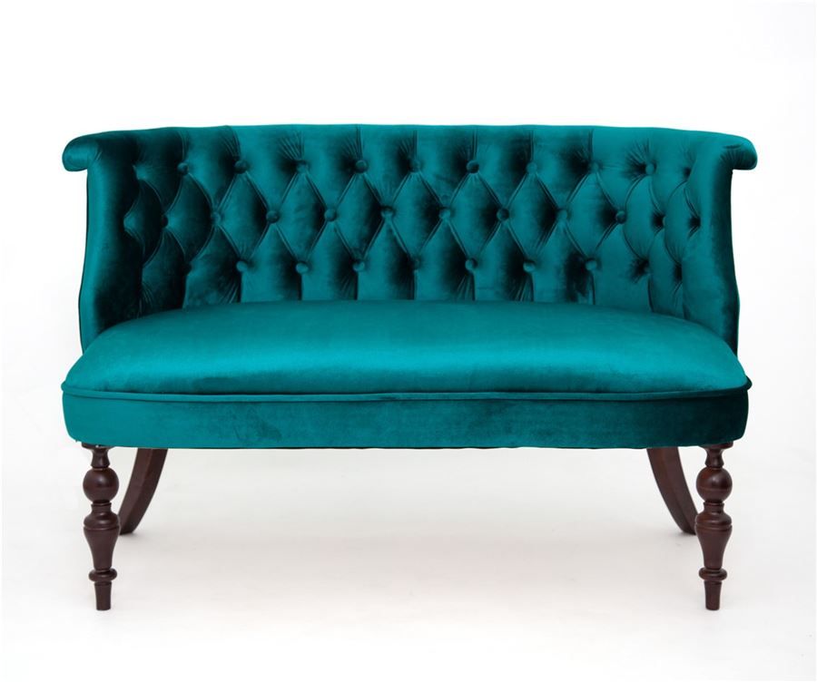 Диван Бархат темный тон, 23 - изумрудный