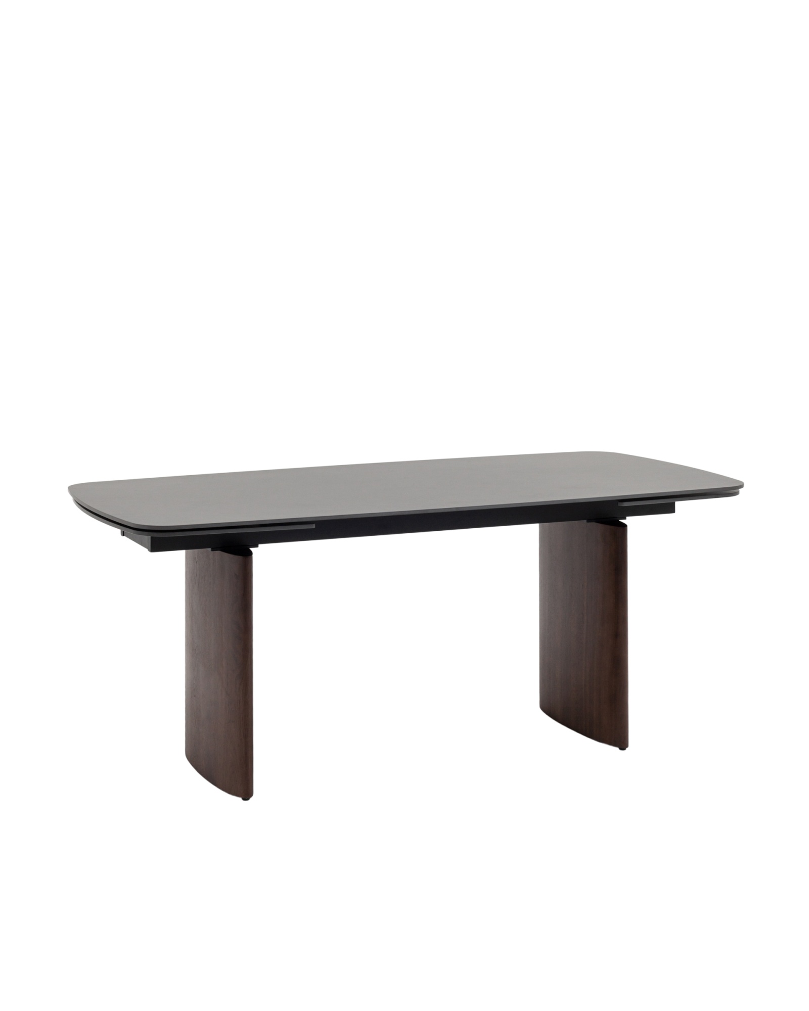 Стол обеденный Астарта раскладной 180-260х90 см керамика темная