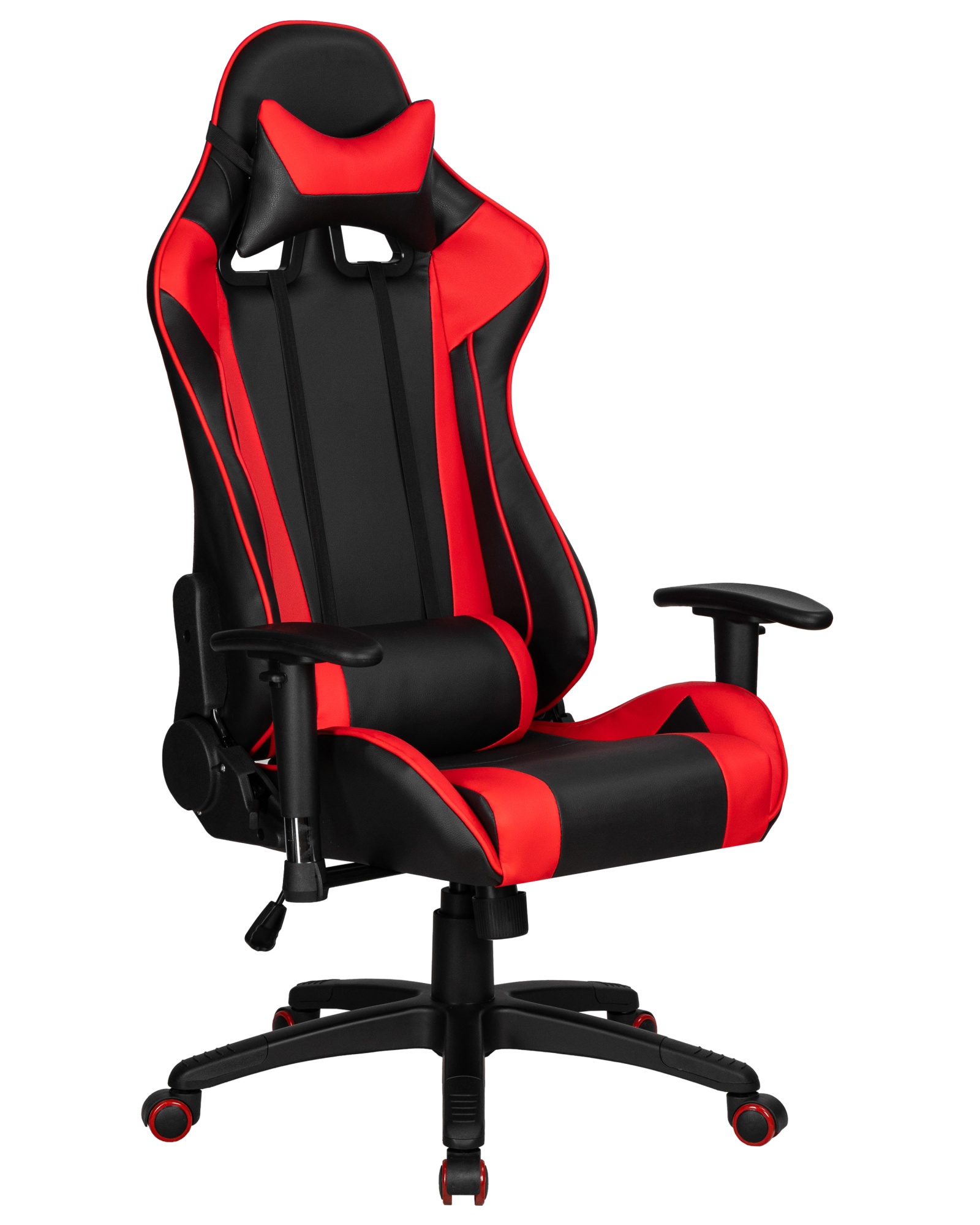 Кресло игровое BRIAN черно-красная экокожа