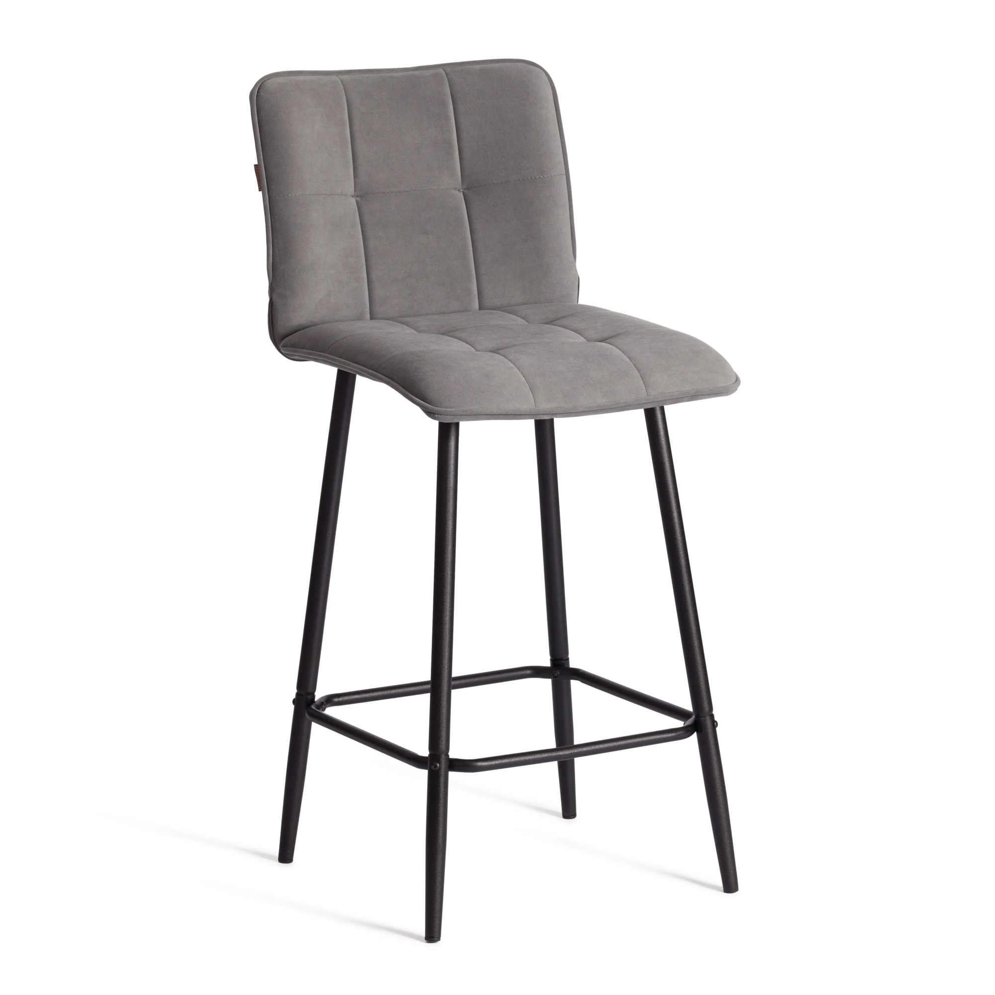 Полубарный стул Бари серый