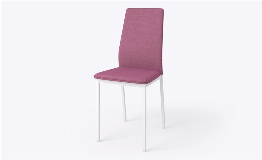 КВИРК П Стул светло-сиреневый и белый, текстиль