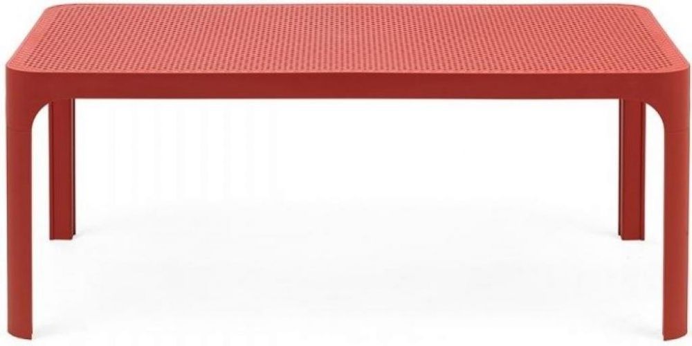 Столик пластиковый журнальный Net Table 100 красный