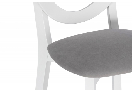 Стул деревянный Марти ткань Brendy-22, белый