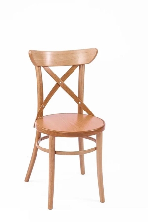 Деревянный стул венский Terra натуральный с твердым сиденьем