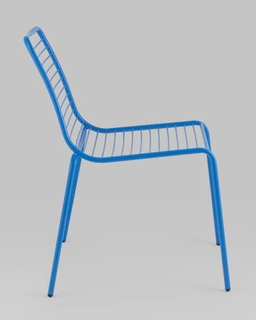 Стул Дели металл голубой