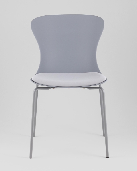 Стул Shaya с подушкой пластик серый