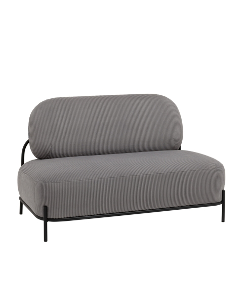 Диван Стоун велюр рельефный светло-серый