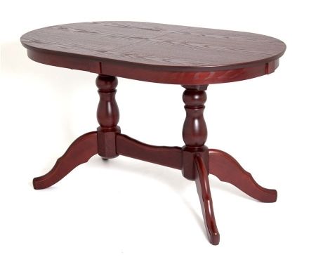 Раздвижной стол Овальный 130 махагон