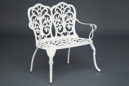 Скамья Secret De Maison Symphonie алюминиевый сплав, 95х56х92 см