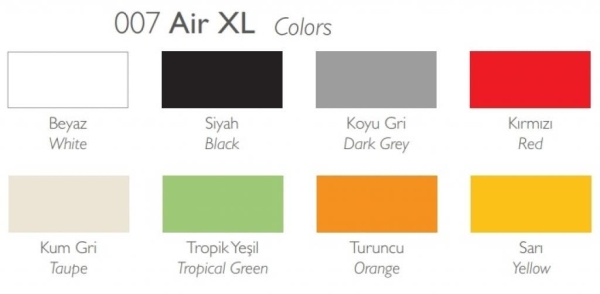 Кресло пластиковое Air XL красное