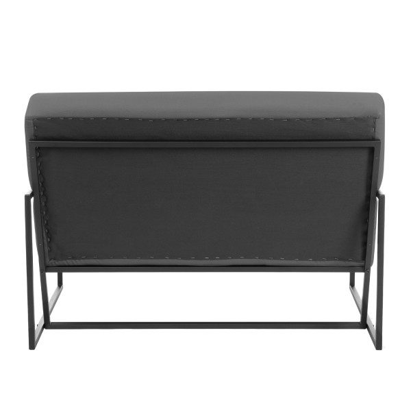 Диван Charli LUX/Чарли Люкс темно-серый с подлокотниками