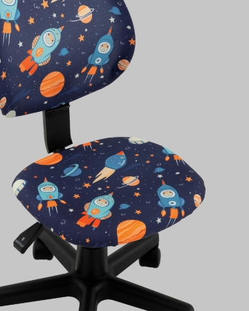 Кресло ЛОЛО Space пластик черный