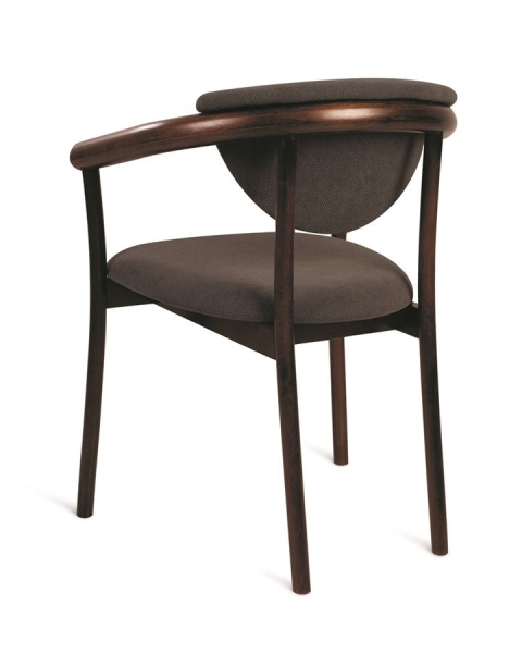 Кресло венское "Виенна" темный тон и темно-серый