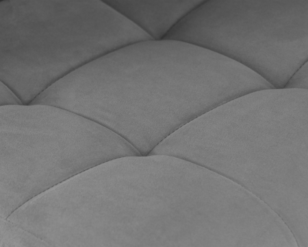 Набор 2 шт Стул барный CANDY, серый велюр (MJ9-75)