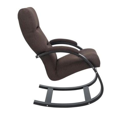 Кресло-качалка Милано венге и ткань мальмо 28