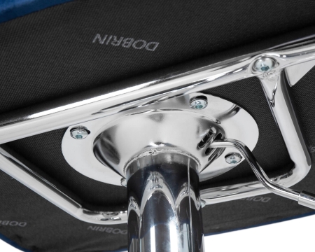 Набор 2 шт Стул барный CHARLY, синий велюр (MJ9-117)