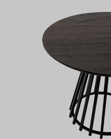 Стол обеденный Daphne 100*75 см темное дерево