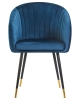 Стул обеденный MARY синий велюр 1922-20