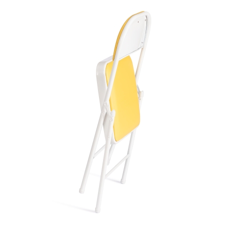 Стул складной FOLDER (mod. 3022G) желтый, белый