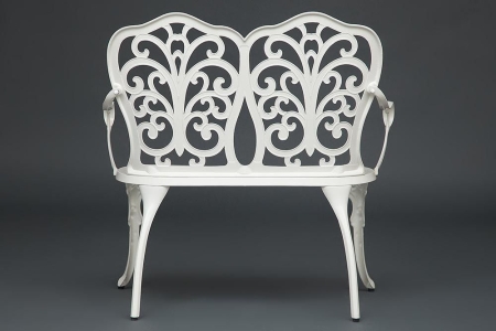 Скамья Secret De Maison Symphonie алюминиевый сплав, 95х56х92 см