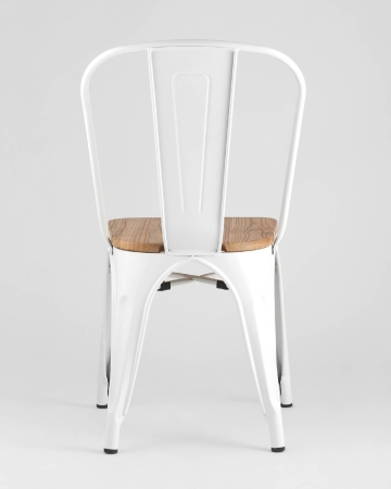 Стул TOLIX WOOD белый глянцевый