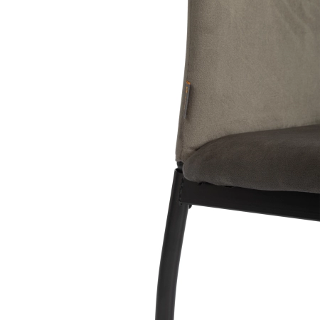 Стул CAPRI (mod. BC565-DC) серый, черный