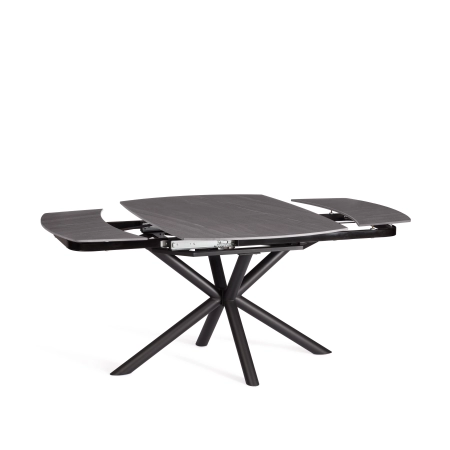 Стол обеденный Winston серый, металл и керамика, прямоугольная столешница