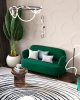 Диван Кэнди велюр зелёный