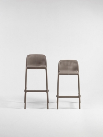 Стул пластиковый полубарный Lido Mini тортора