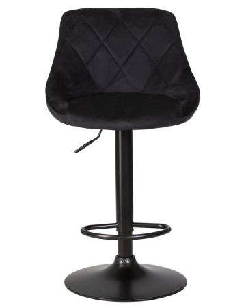 Стул барный LOGAN черный черный велюр MJ9-101