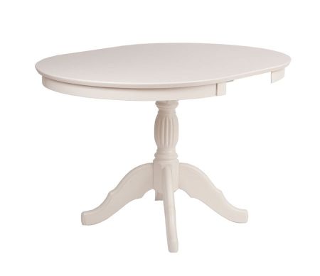 Раздвижной стол Лилия 90 слоновая кость 9001