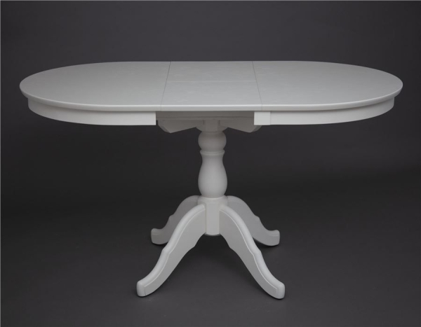 Раздвижной стол Овальный 110 слоновая кость 9001