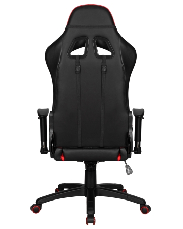 Кресло игровое BRIAN черно-красная экокожа