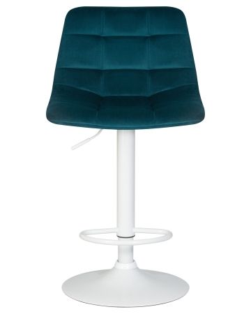 Стул барный TAILOR белый морской волны велюр MJ9-99