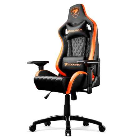 Кресло компьютерное игровое Cougar ARMOR S черный-оранжевый