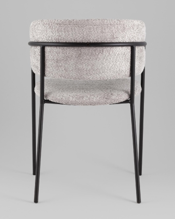 Кресло Нэлли New букле светло-серый