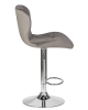 Стул барный BARNY серый велюр MJ9-75