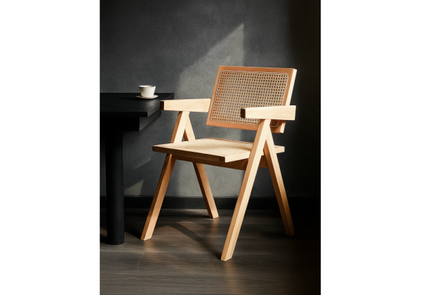 Стул деревянный Rattan wood