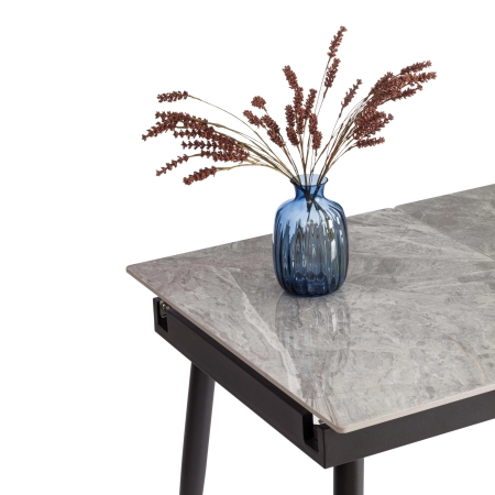 Стол обеденный Balmoral/Балморал серый и черный