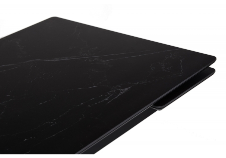 Керамический стол Старлайт 140 (200) х 80 shakespeare black, черный