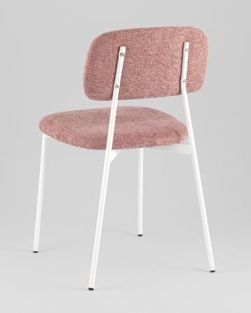 Стул Chao розовый белые ножки 4 шт.