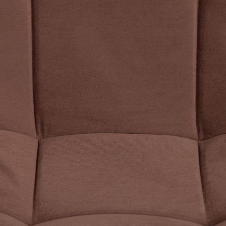 Стул CHILLY MAX ткань и металл, 45х54х90 см, коричневый 01, черный