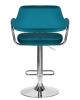 Набор 2 шт Стул барный CHARLY, морской волны велюр (MJ9-99)
