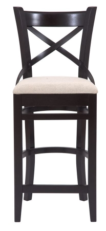 Стул барный "Hugo" венге, бежевый