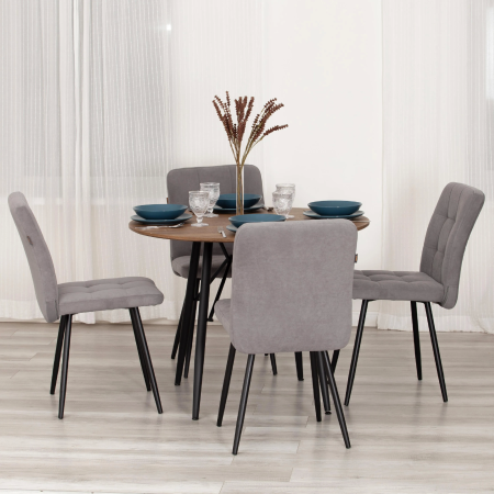 Стул обеденный Medeo светло-серый