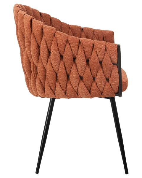 Стул обеденный MATILDA оранжевая ткань LAR 275-27